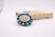 Liberty Coin with Turquoise