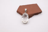 Sterling Silver Crystal Pendant