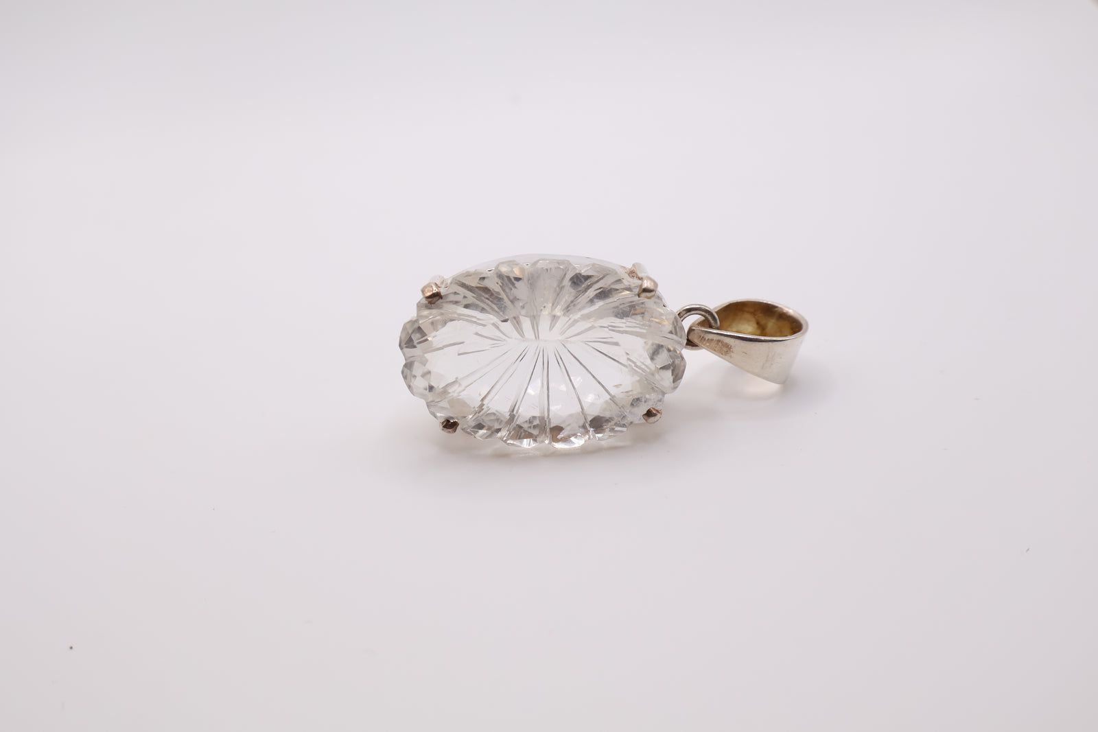 Sterling Silver Crystal Pendant