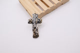 Sterling Silver And Gold Plated Cross