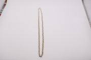 Sterling Silver beaded Chain