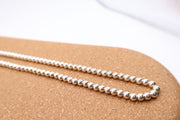 Sterling Silver beaded Chain