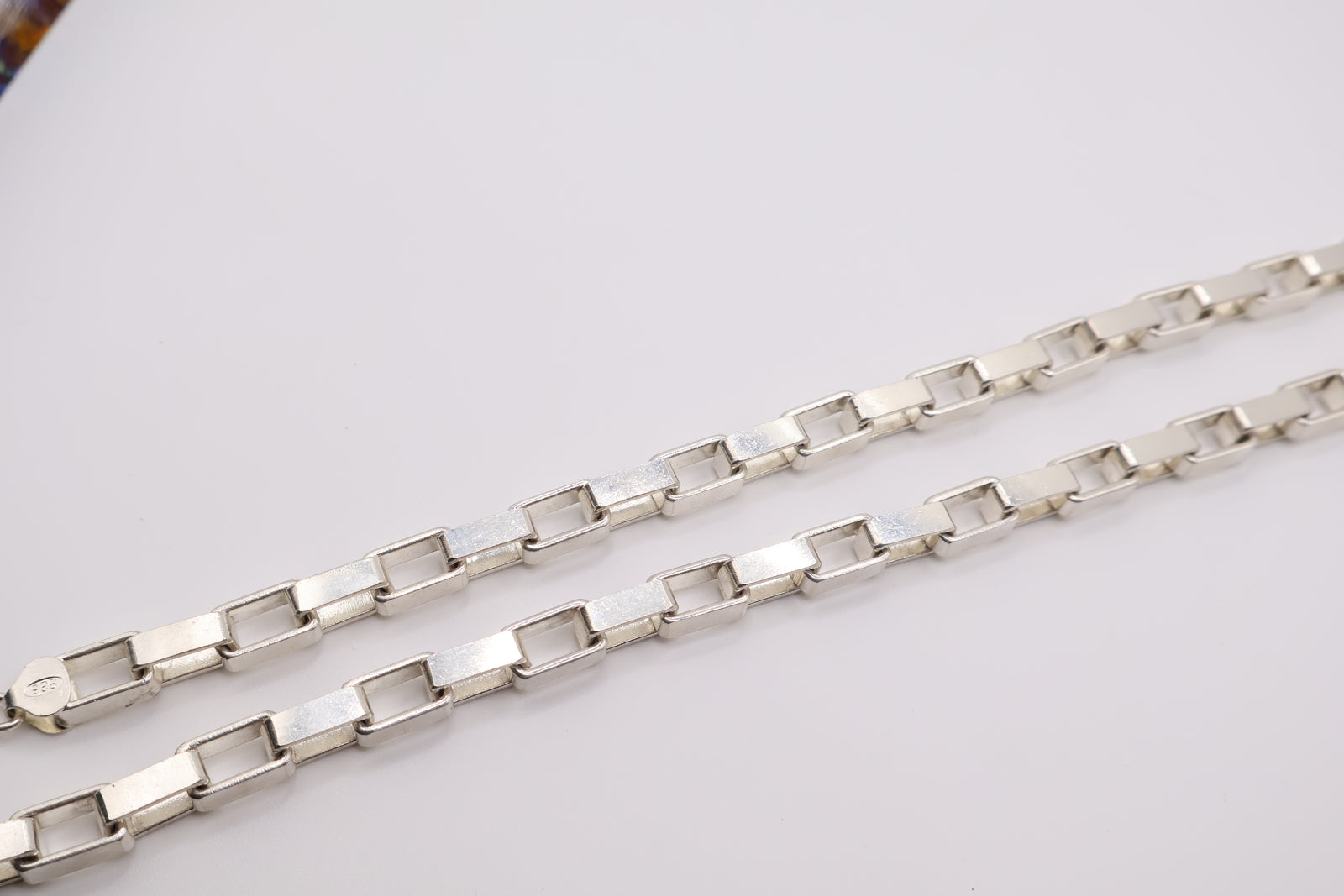 Large 24” Open Box Link necklace