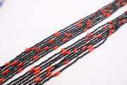 Rajola Coliana Coral red onyx gold Necklace