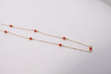ZOE gold coral chain