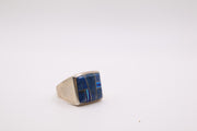 Navajo handcrafted Sterling Silver men’ s ring size 12.5