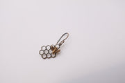 Sterling Silver Honeycomb Dangle Earrings