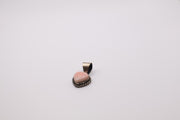 Sterling Silver Pink Conch heart Pendant