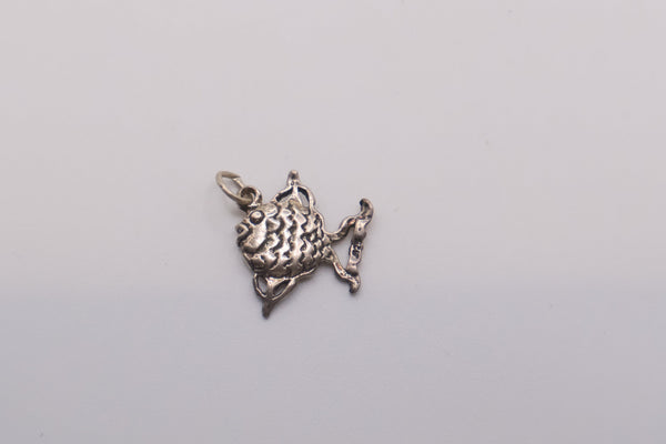 sterling silver angelfish charm