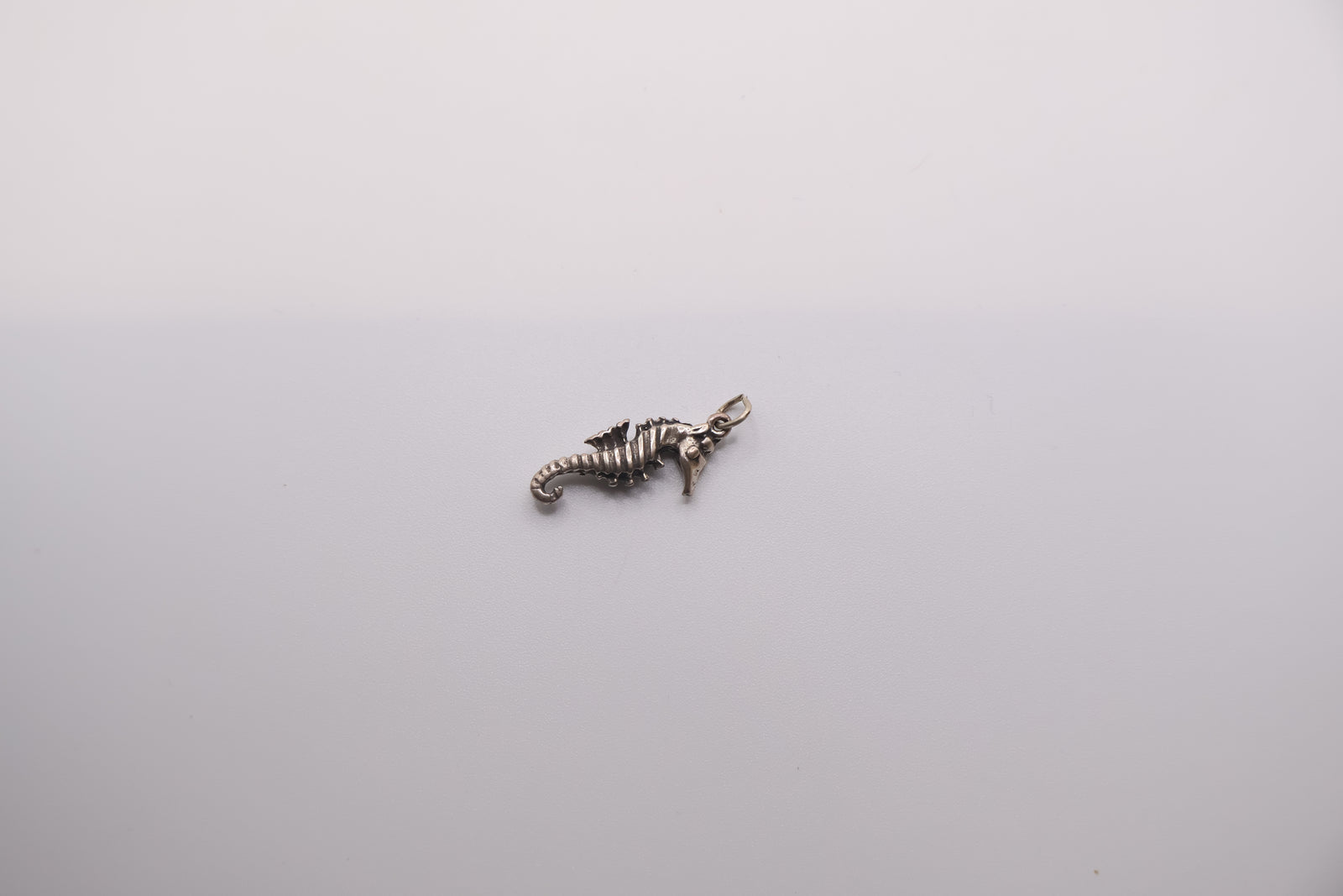 sterling silver seahorse charm