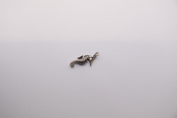 sterling silver seahorse charm