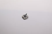 Sterling Silver rose heart