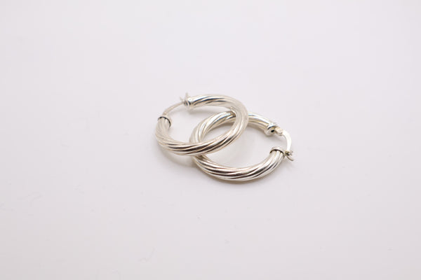 Sterling Silver Hoop Earrings