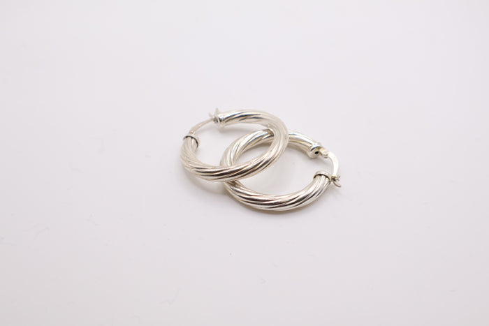 Sterling Silver Hoop Earrings