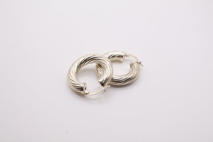 Sterling Silver hoop earrings