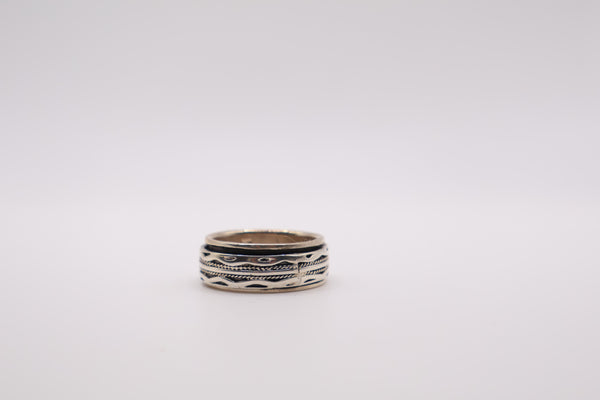 Men’s Sterling Silver Ring Size 10