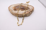 Silver chain with gold plating 20 inches