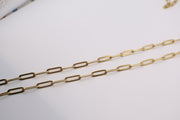 Silver chain with gold plating 20 inches