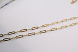 Silver chain with gold plating 20 inches