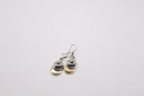 Sterling Silver Baseball Cap Earrings