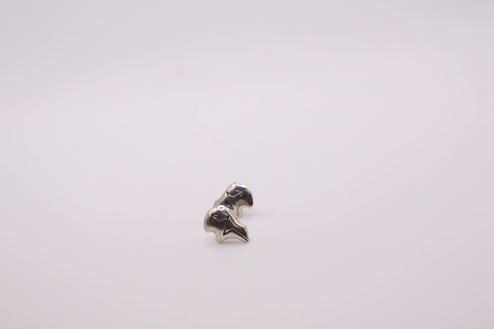 Sterling Silver Bear Earrings