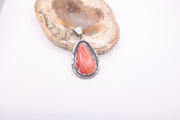 Sterling silver spiny oys pendant