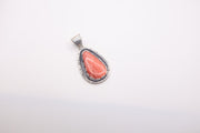 Sterling silver spiny oys pendant