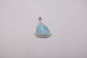 Sterling silver Larimar pendant