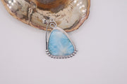 Sterling silver Larimar pendant