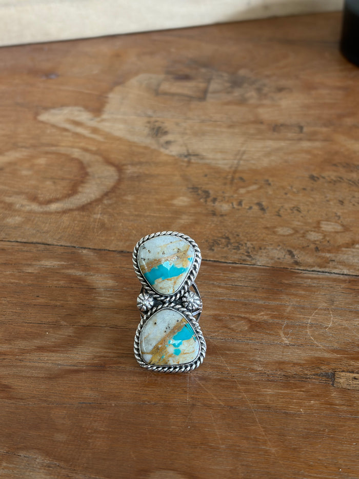 Sterling Silver Roysten Ribben Turquoise Ring