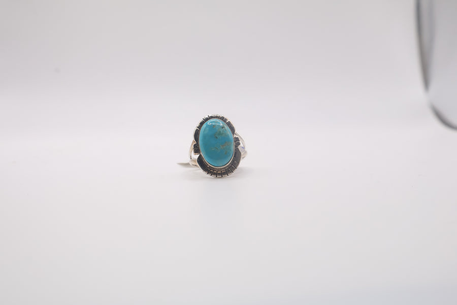 Sterling silver turquoise ring
