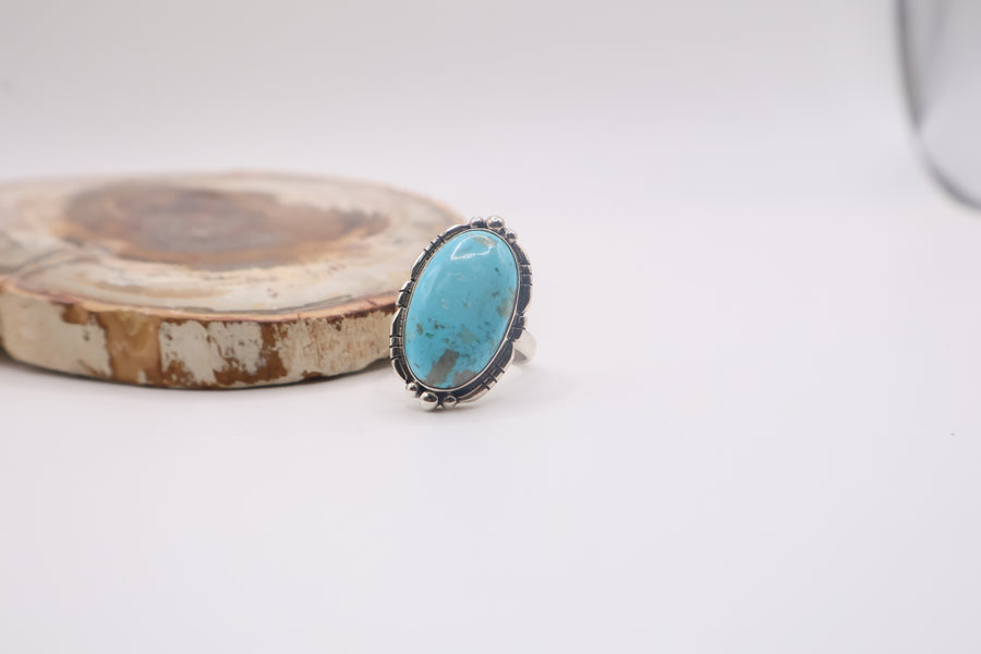 Sterling silver turquoise ring