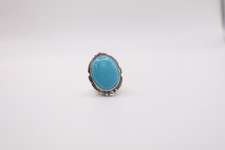Sterling silver turquoise ring