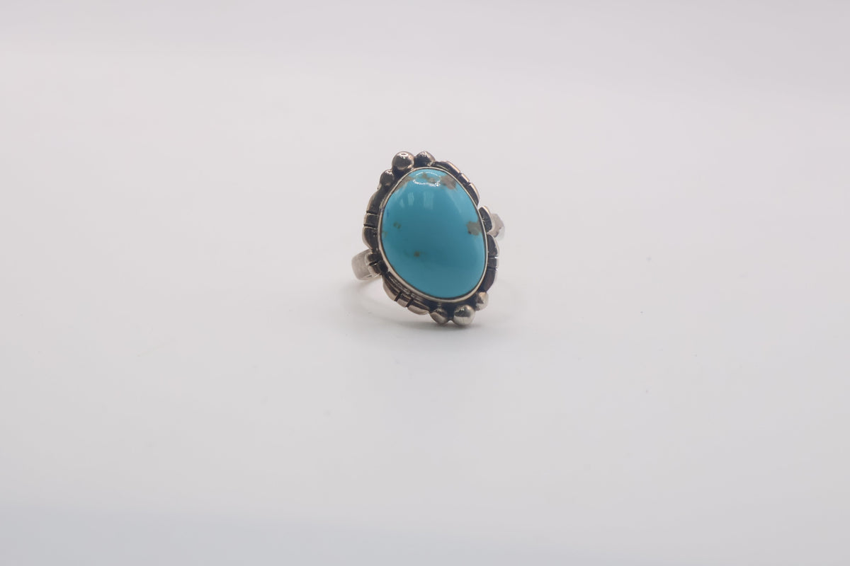 Sterling silver turquoise ring