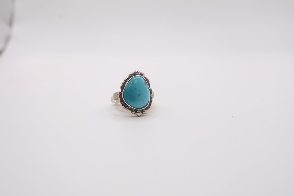 Sterling silver turquoise ring