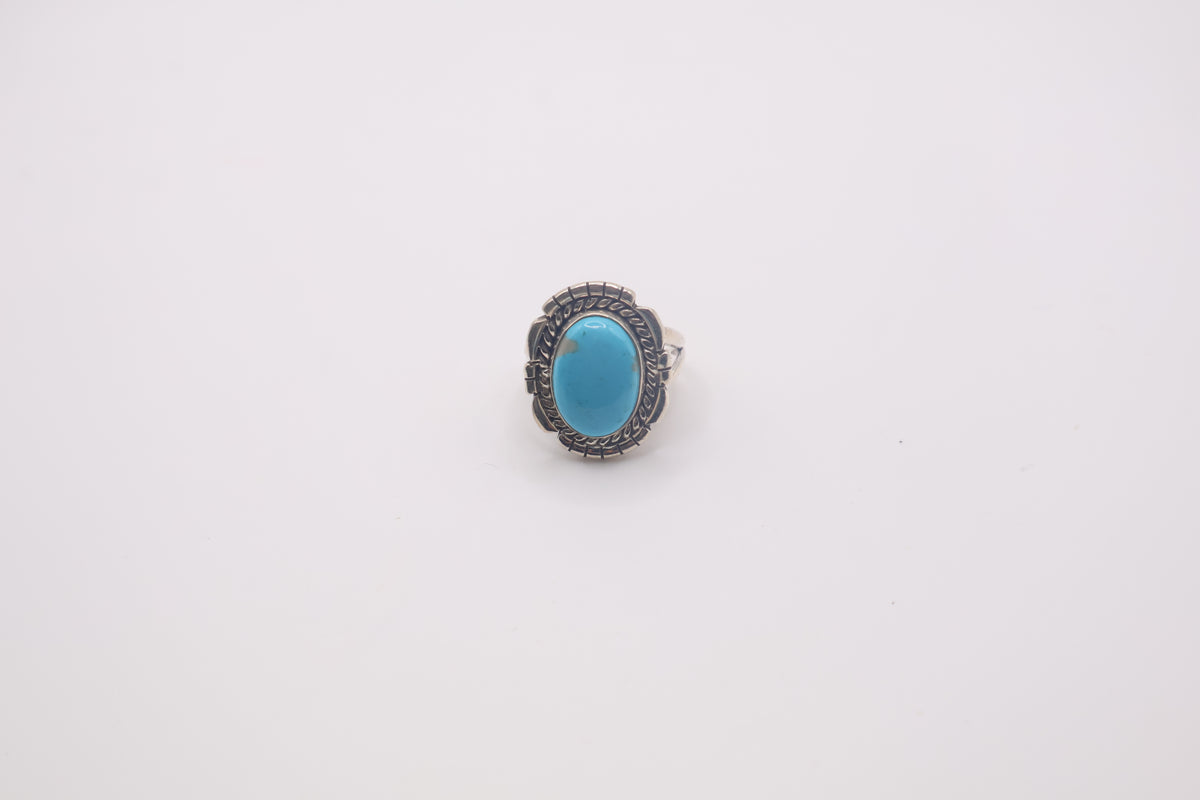 Sterling silver turquoise ring
