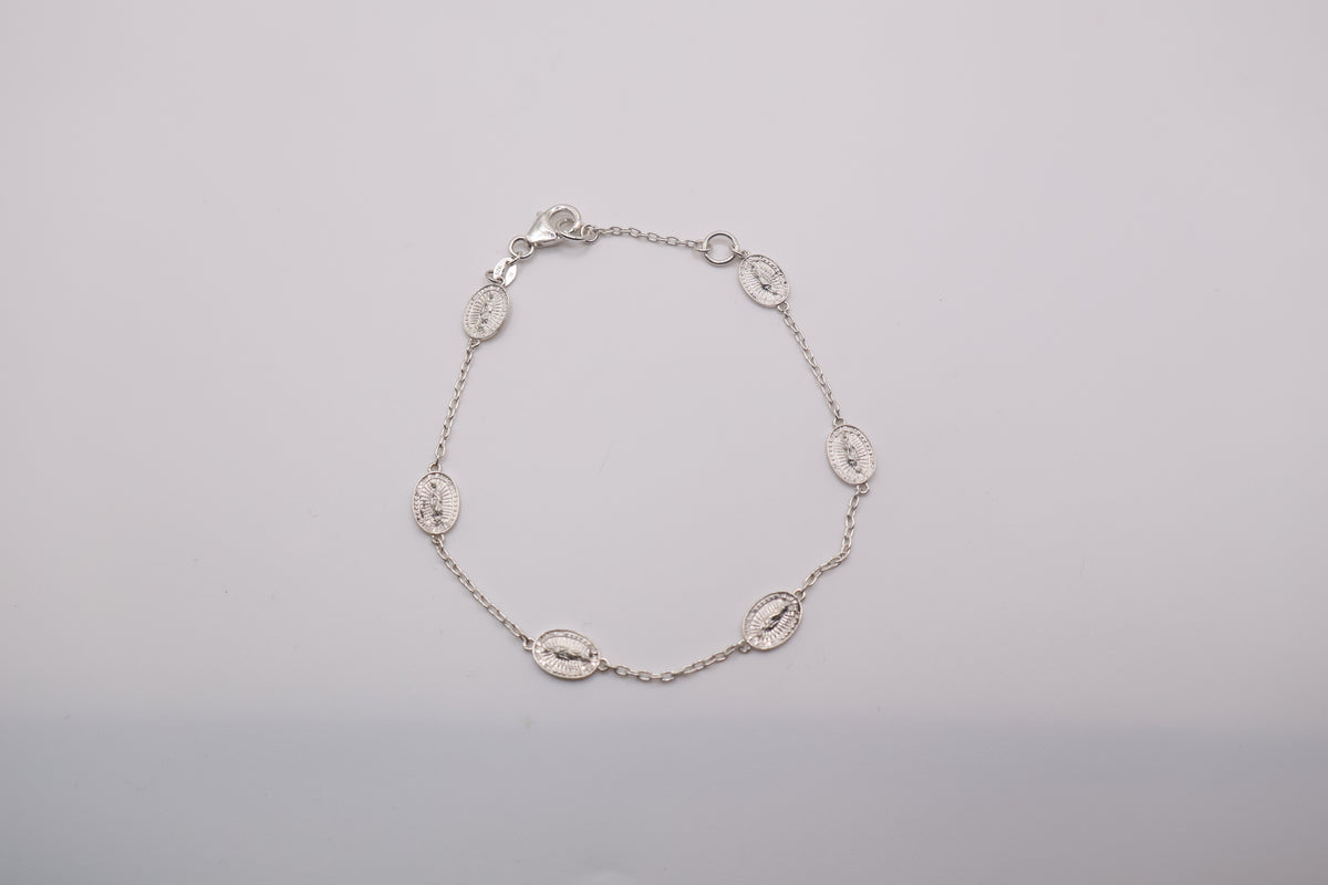 Sterling Silver Cross Charm bracelet
