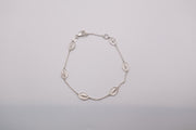 Sterling Silver Cross Charm bracelet