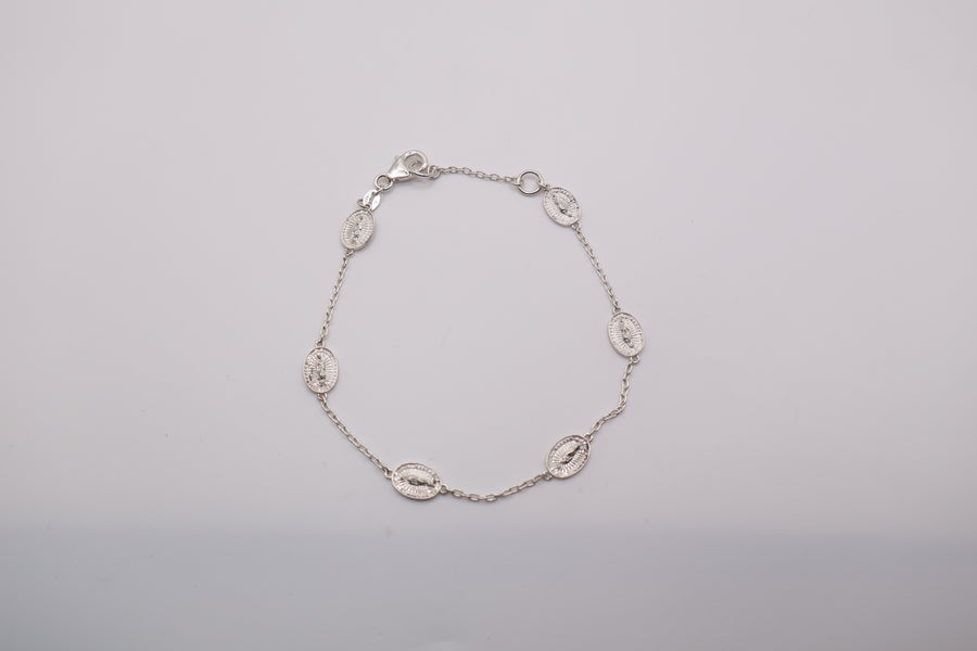 Sterling Silver Cross Charm bracelet