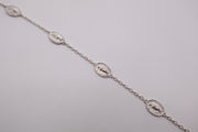 Sterling Silver Cross Charm bracelet
