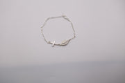 Serling Silver cross bracelet