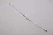 Serling Silver cross bracelet