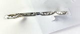 Native American Sterling Silver Square Cuff Signed Tahe 14.7 grams C111802