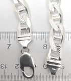 Italian Sterling Silver 28" Link Chain 925 Italy Weighs 131.7 grams Jewelry
