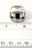 Sterling Silver 925 Oval Cushion Cut Amethyst Filigree Ring Size 8 Bali Jewelry