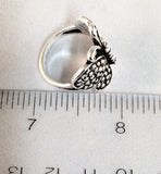 Sterling Silver Butterfly Ring. R050701 Size 8 & 1/2