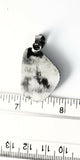 Native American Sterling Silver Navajo Turquoise Pendant. Signed