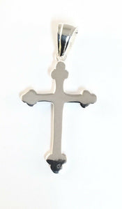 Handmade Sterling Silver 925 High Polish Cross Pendant Jewelry