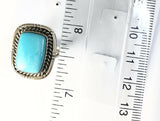 Native American Sterling Silver Jewelry Navajo Royston Turquoise Ring Size 6