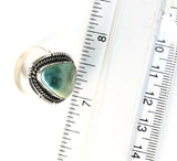 Native American Sterling Silver Jewelry Navajo Royston Turquoise Ring Size 6 3/4